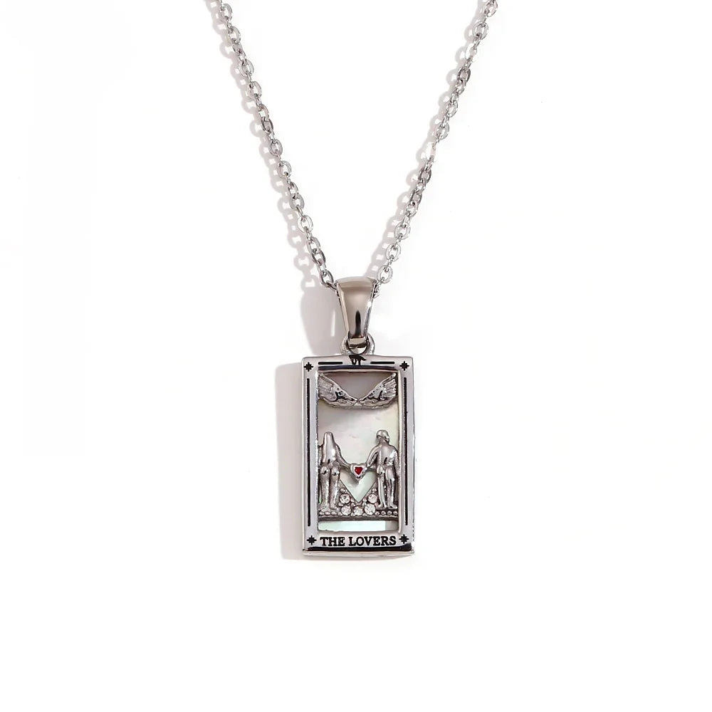 Necklace with Tarot Pendant