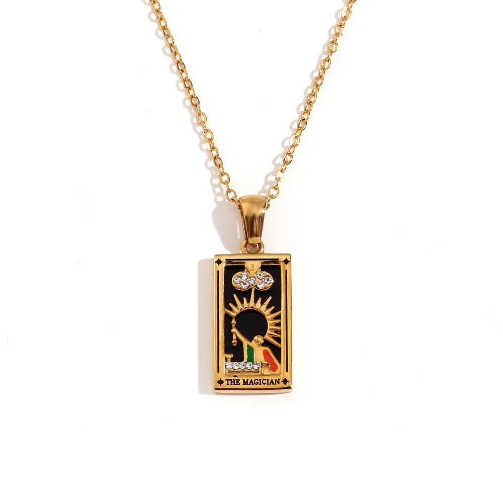 Necklace with Tarot Pendant