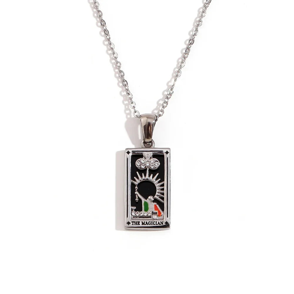 Necklace with Tarot Pendant