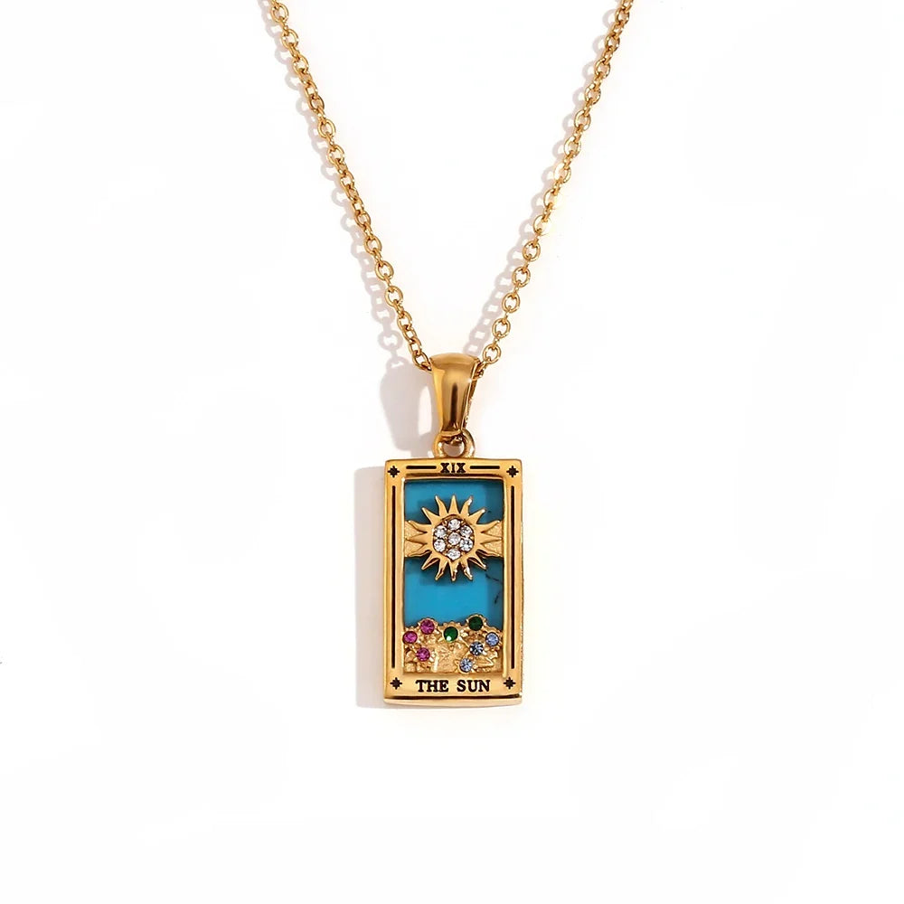 Necklace with Tarot Pendant