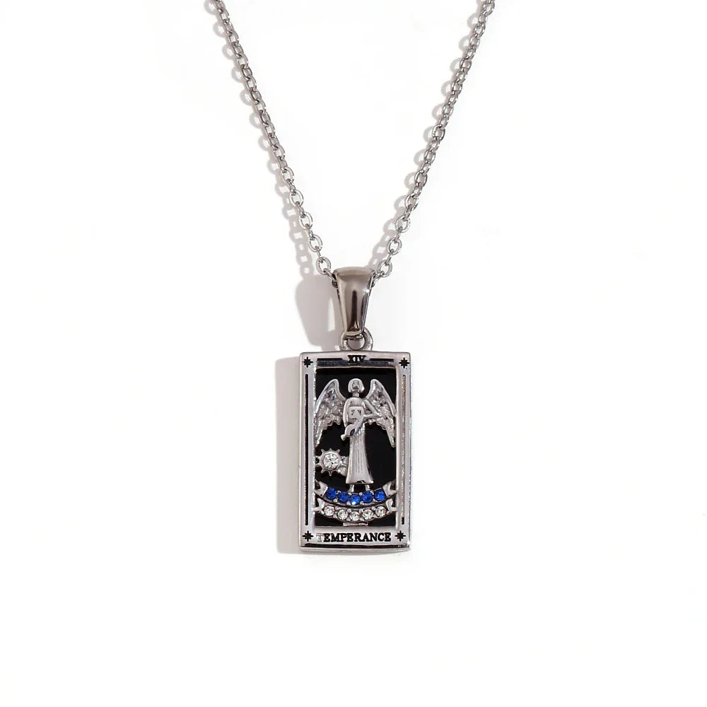 Necklace with Tarot Pendant