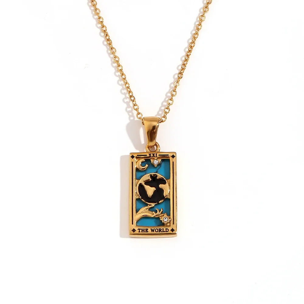Necklace with Tarot Pendant