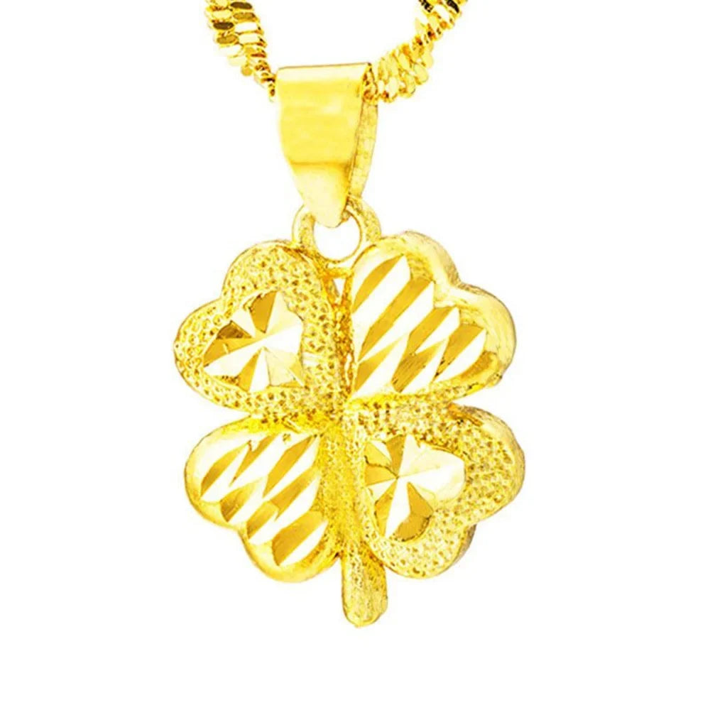 Necklace with Four-Leaf Clover Pendant for Women
