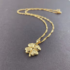 Necklace with Four-Leaf Clover Pendant for Women