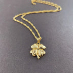 Necklace with Four-Leaf Clover Pendant for Women