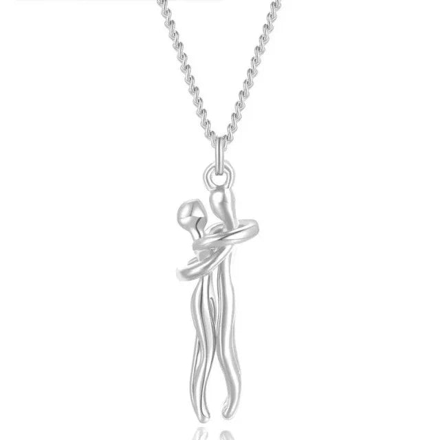 Love Hug Necklace in Silver