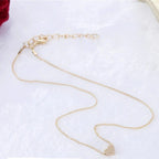 Women’s Heart Pendant Necklace in gold
