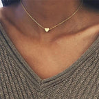 Women’s Heart Pendant Necklace in gold