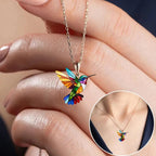 Rainbow Hummingbird Necklace
