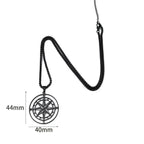Compass Necklace Compass Pendant Wind Rose Cardinal Points
