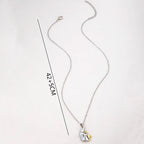 Cat and Owner Love Hug Necklace