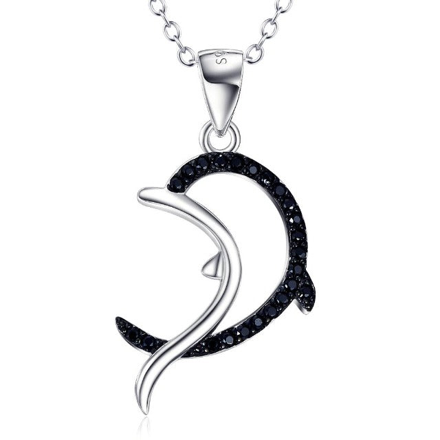 Dolphin Silver Necklace