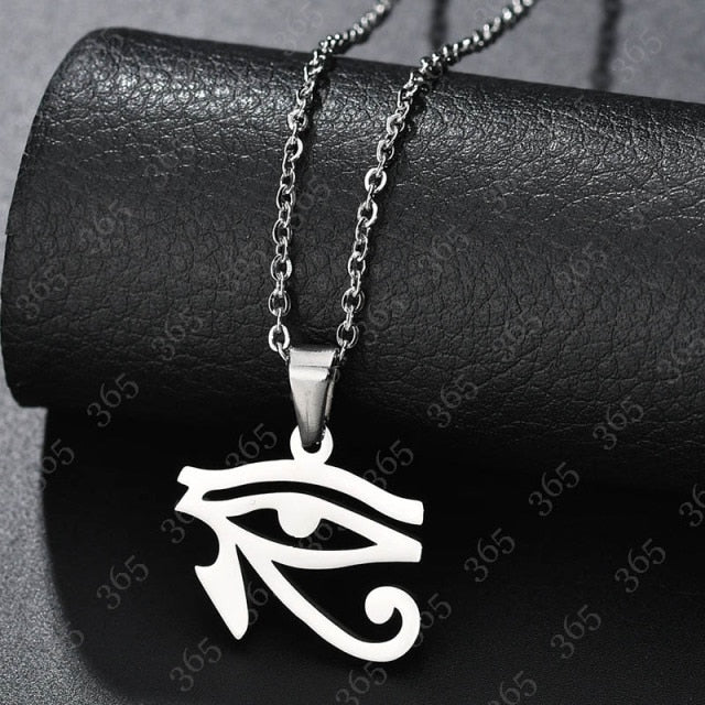 Egypt Necklace Eye of Wadjet Horus silver