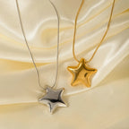 Women's Necklace Star Pendant Gold
