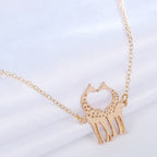 Gold Giraffe Necklace