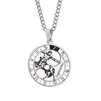 Horoscope Necklace Silver Zodiac Constellation Pendant Sagittarius