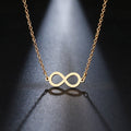 Infinity Necklace Pendant for Women in gold