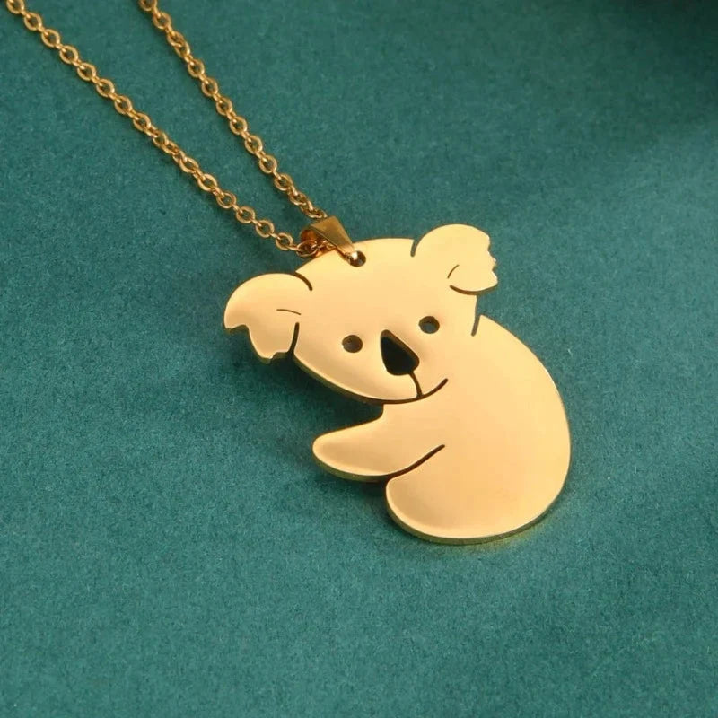 Koala Necklace Gold