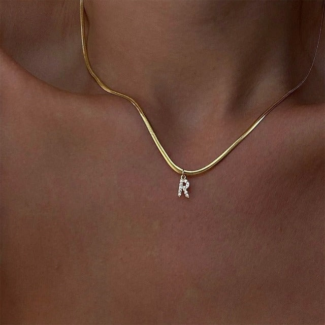 Personalized Initial Letter Necklace