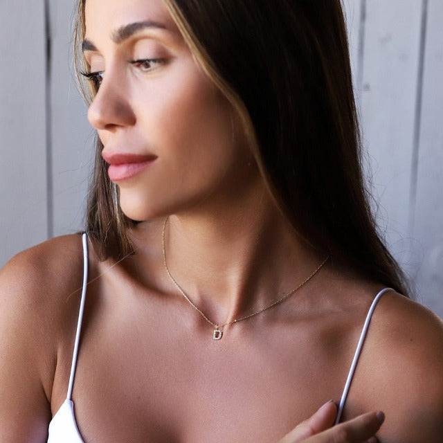 Personalized Initial Letter Necklace