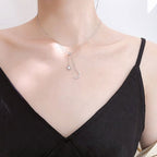 Moon & Sun Necklace in Silver