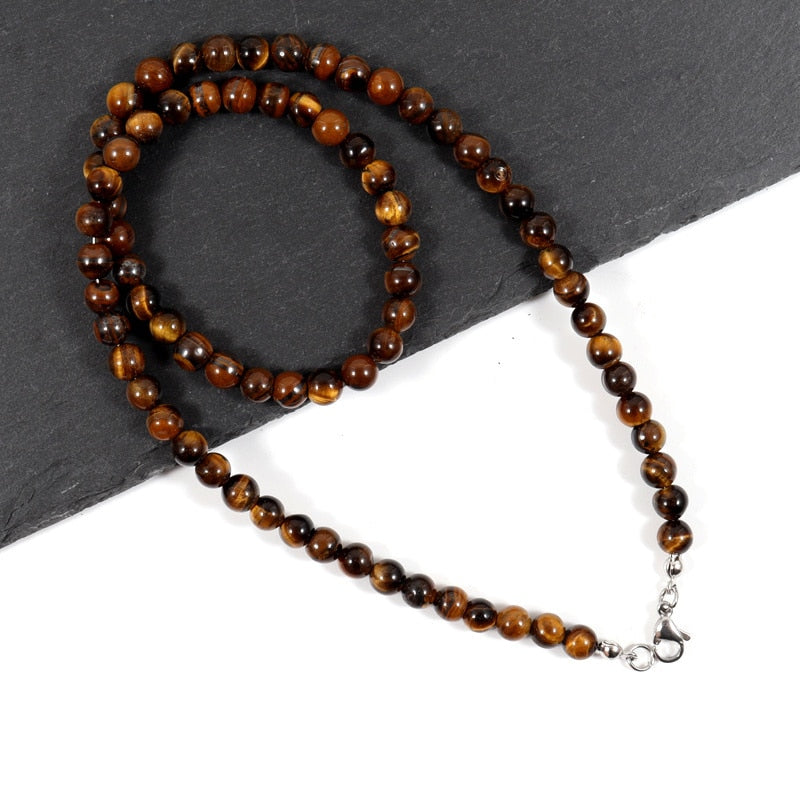 Men's Tiger's Eye Necklace