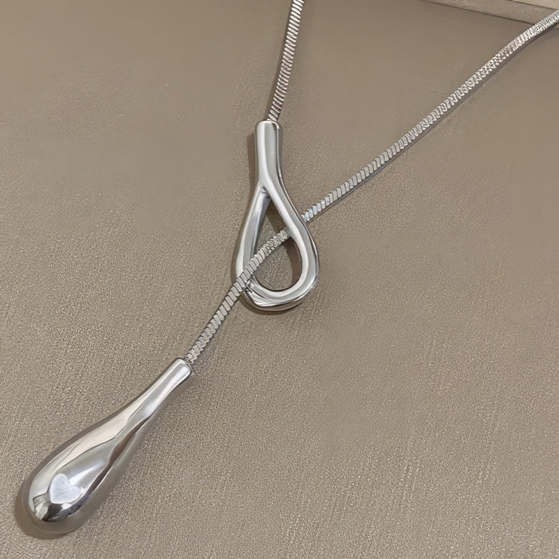 Original Necklace with Teardrop Pendant