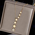 Multi-Star Pendant Necklace