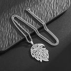 Silver Eagle Pendant Necklace