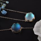 Blue Northern Lights Pendant Necklace
