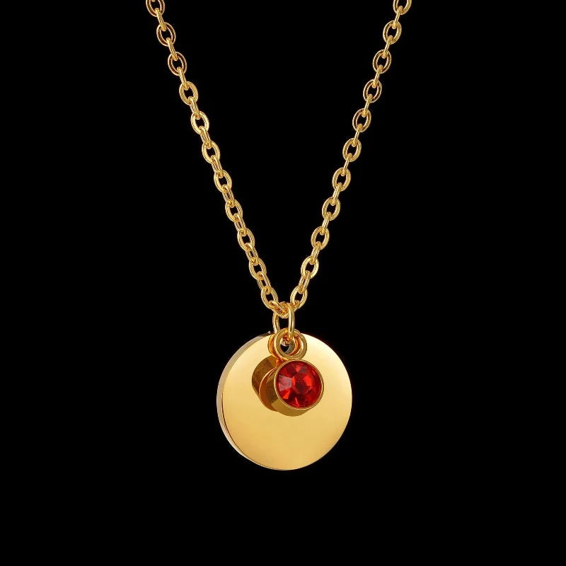 Birthstone Pendant Necklace