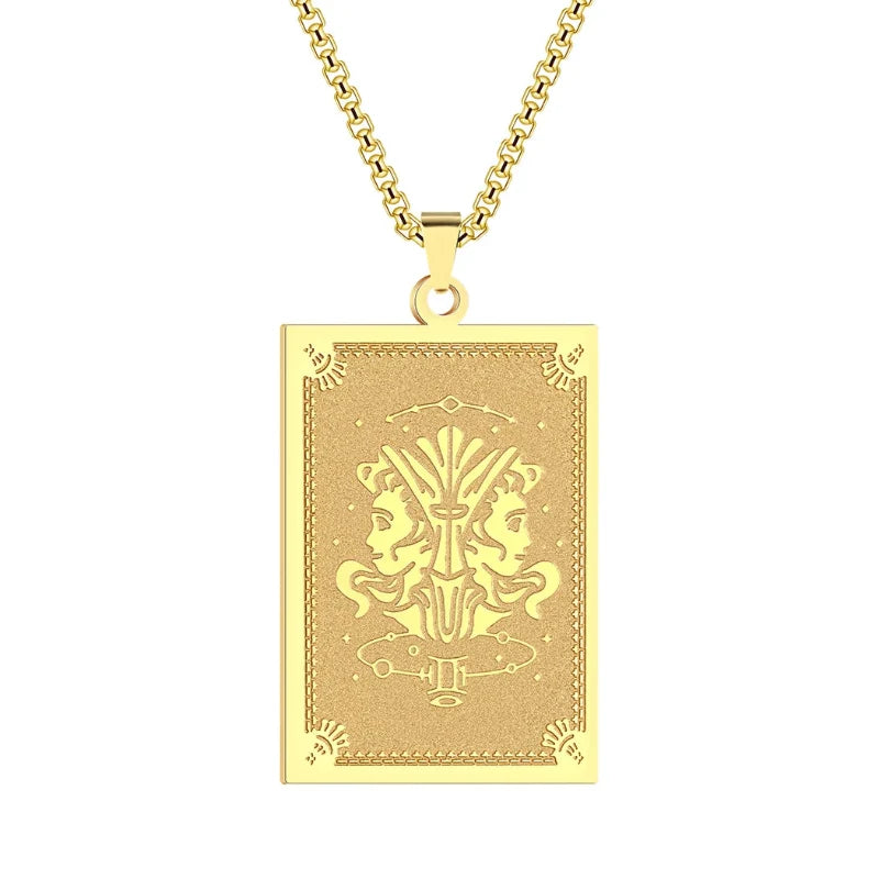 Zodiac Sign Pendant Necklace