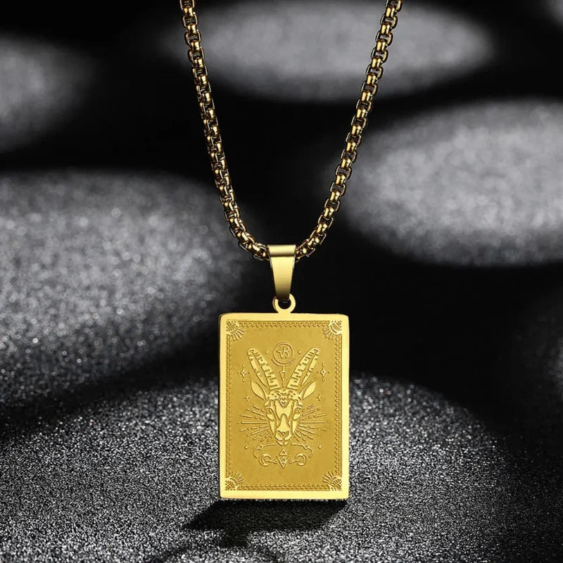 Zodiac Sign Pendant Necklace