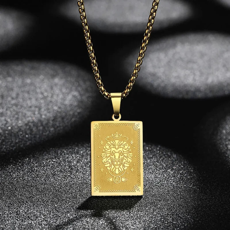 Zodiac Sign Pendant Necklace