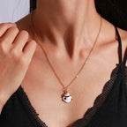 Christmas Snowman Pendant Necklace