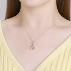 Hug Pendant Necklace Dog and Owner