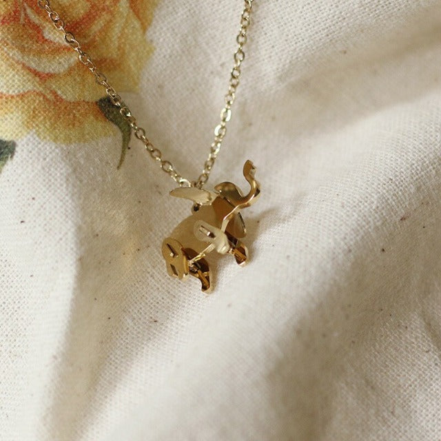 Elephant Pendant Necklace