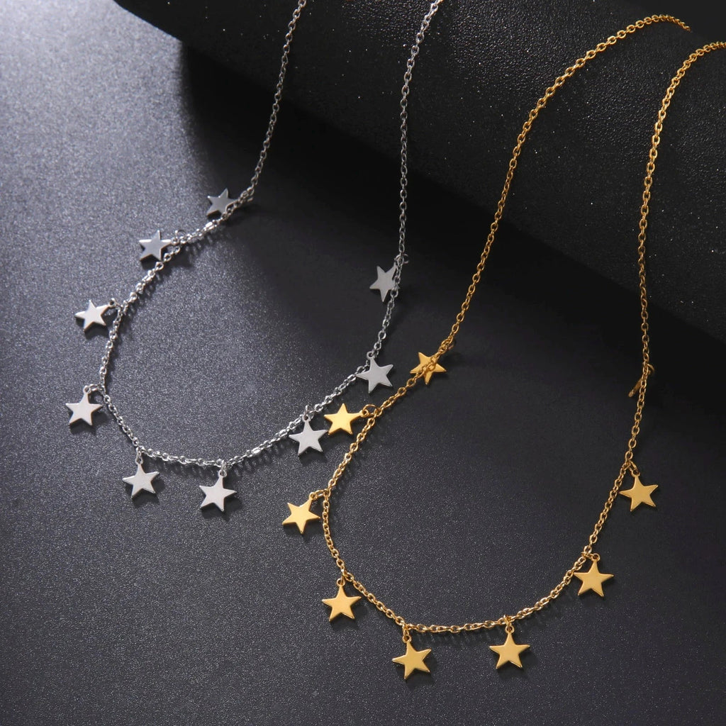 Astrology Star Pendant Necklace 