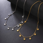 Astrology Star Pendant Necklace 