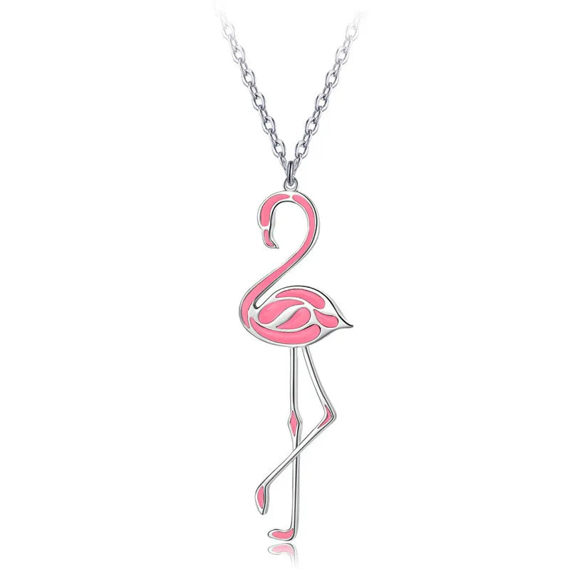 Pink Flamingo Necklace