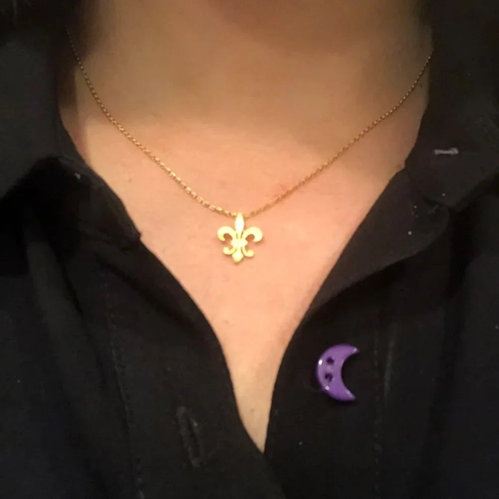 Lily of the Valley Necklace & Pendant for Men and Women in gold
