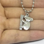 Koala Necklace in Silver