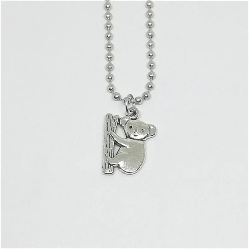 Koala Necklace in Silver