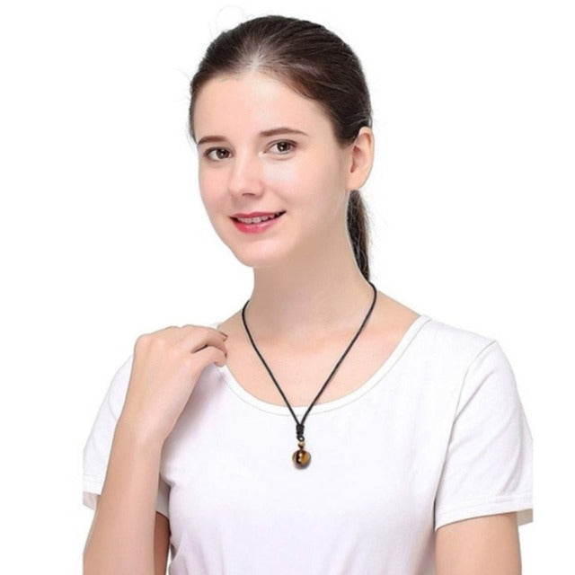 Tiger's Eye Pendant Necklace for Men and Women