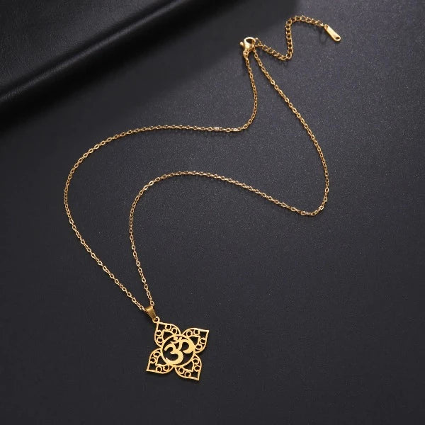 Buddhism Om Pendant Necklace