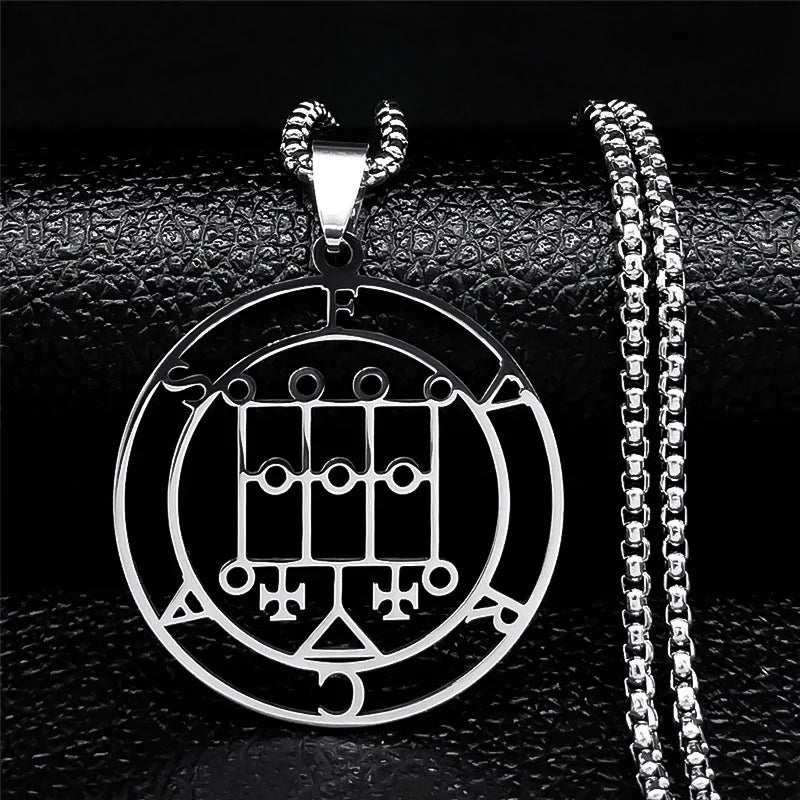 Demon Sigil Pendant Necklace Furcas