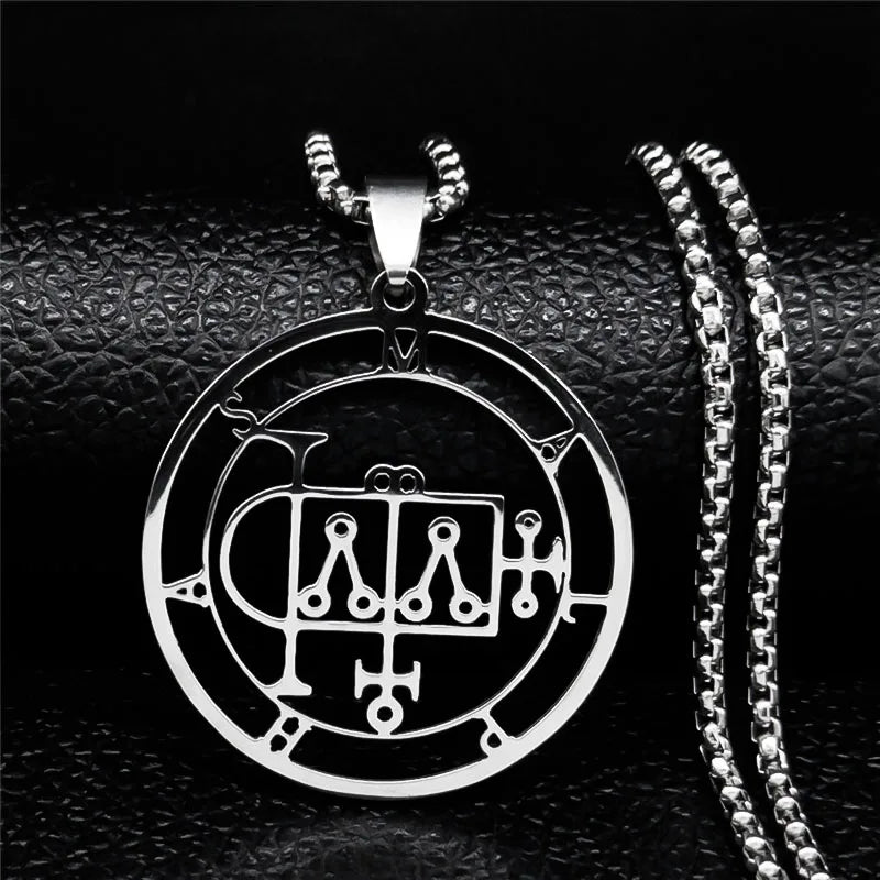 Demon Sigil Pendant Necklace Malphas