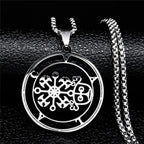 Demonic Sigil Pendant Necklace Valac
