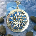 Wiccan Pentacle Witchcraft Pendant Necklace for Women