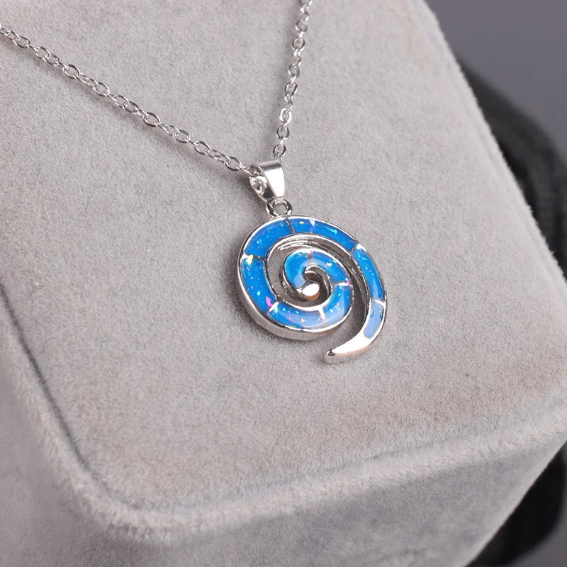 Women’s Spiral Necklace & Pendant